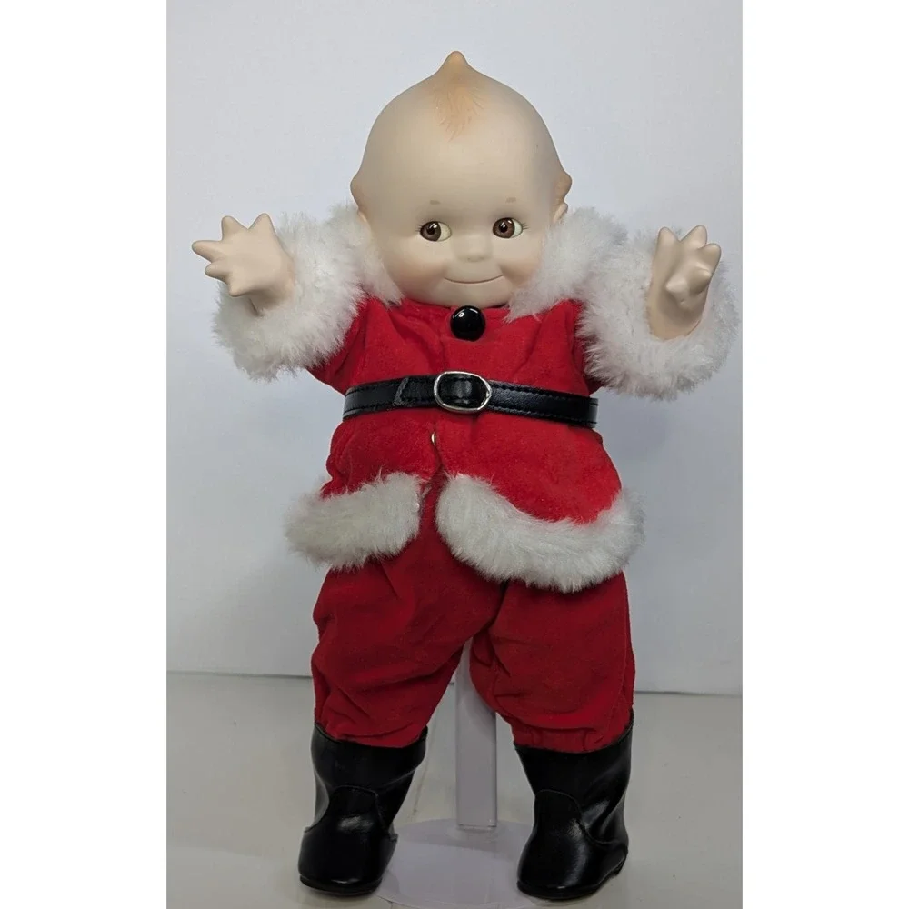 Jesco Kewpie Santa Claus Doll Vintage Holiday Christmas Porcelain Jointed 1997